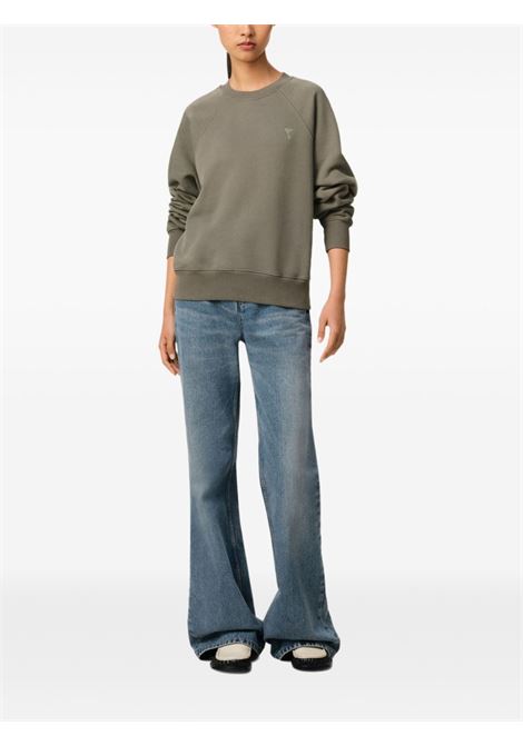 adc sweatshirt unisex smoke grey AMI PARIS | USW074.7470953